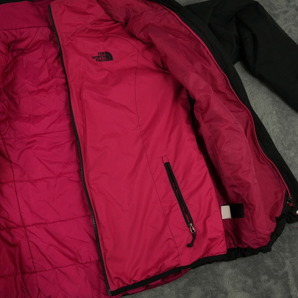 The North Face Cinnabar Triclimate Jacket Womens L Black Pink Waterproof 3-in-1 - Picture 4 of 16